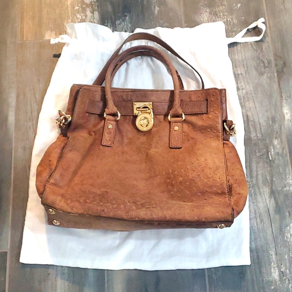 MK Hamilton in ostrich material